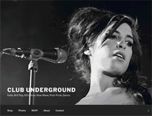 Tablet Screenshot of clubundergroundla.com